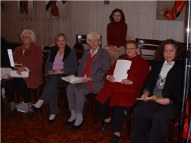 Sopranstimme vor dem Gottesdienst am 26.11.2006
