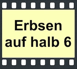 Erbsen auf halb 6