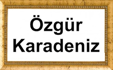 Özgür Karadeniz