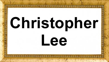 Christopher Lee