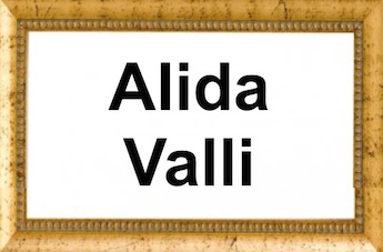 Alida Valli